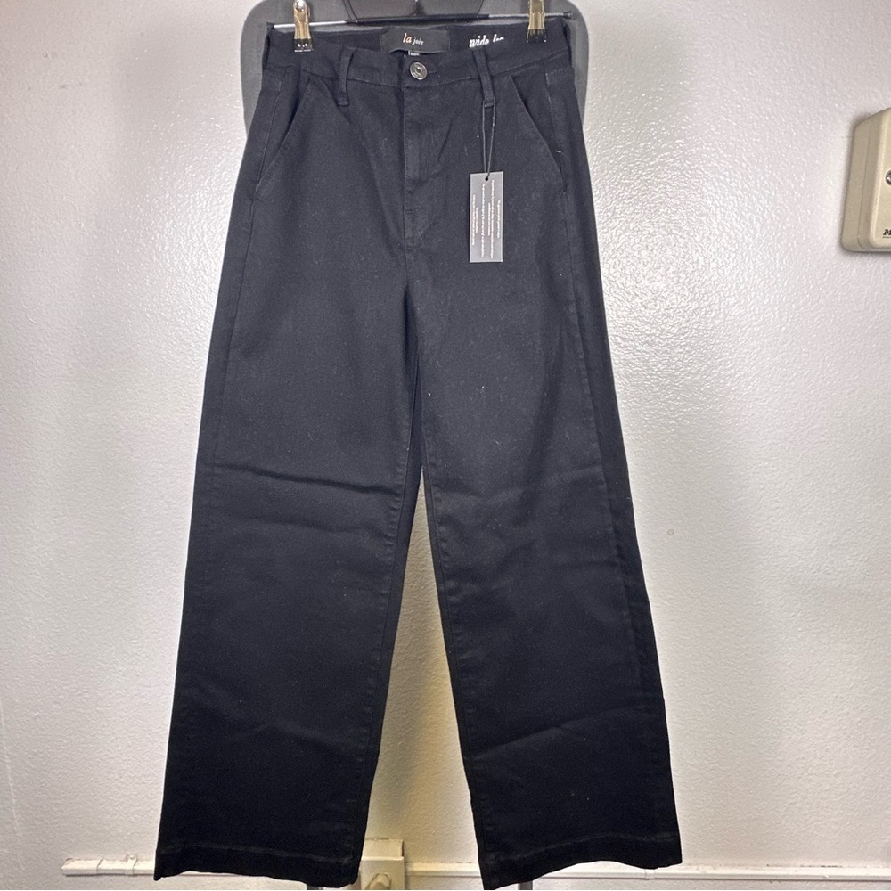 La Joie | Elegant Black Wide Leg Jeans